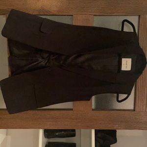 Black blazer vest